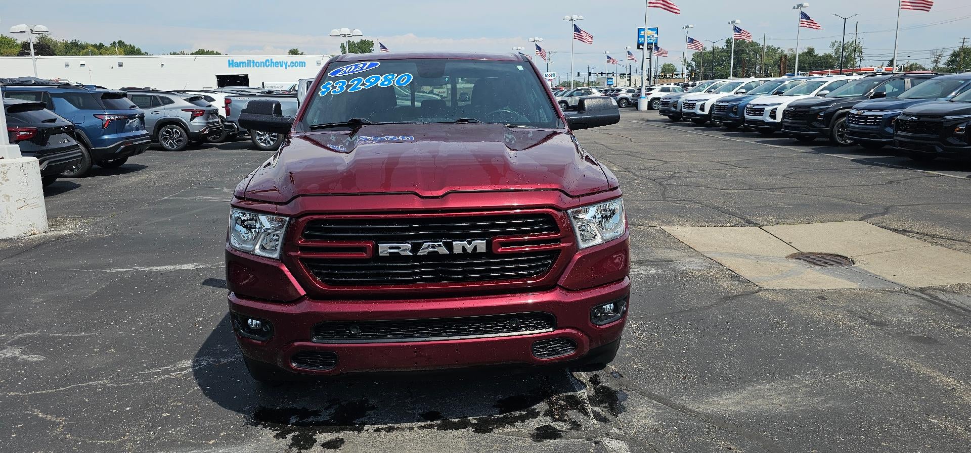 2021 RAM 1500 Big Horn Crew Cab 4x4 5'7" Box 4WD