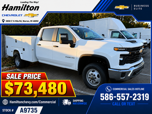 2025 Chevrolet Silverado 3500 HD Chassis Cab Work Truck 4WD