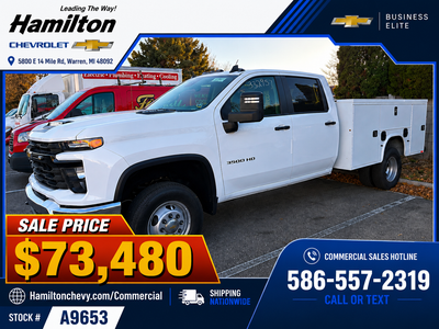 2025 Chevrolet Silverado 3500 HD Chassis Cab Work Truck 4WD