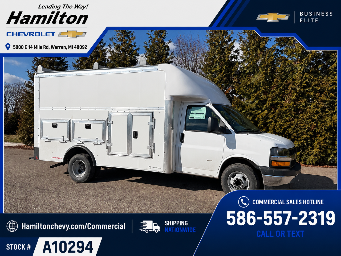 2026 Chevrolet Express Cutaway 3500 1WT RWD