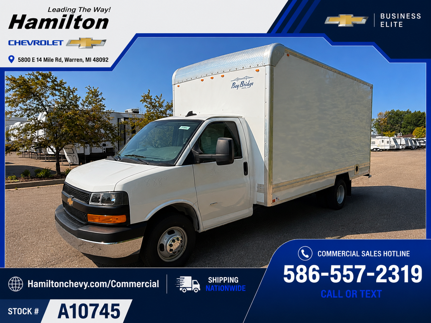 2026 Chevrolet Express Cutaway 3500 1WT RWD
