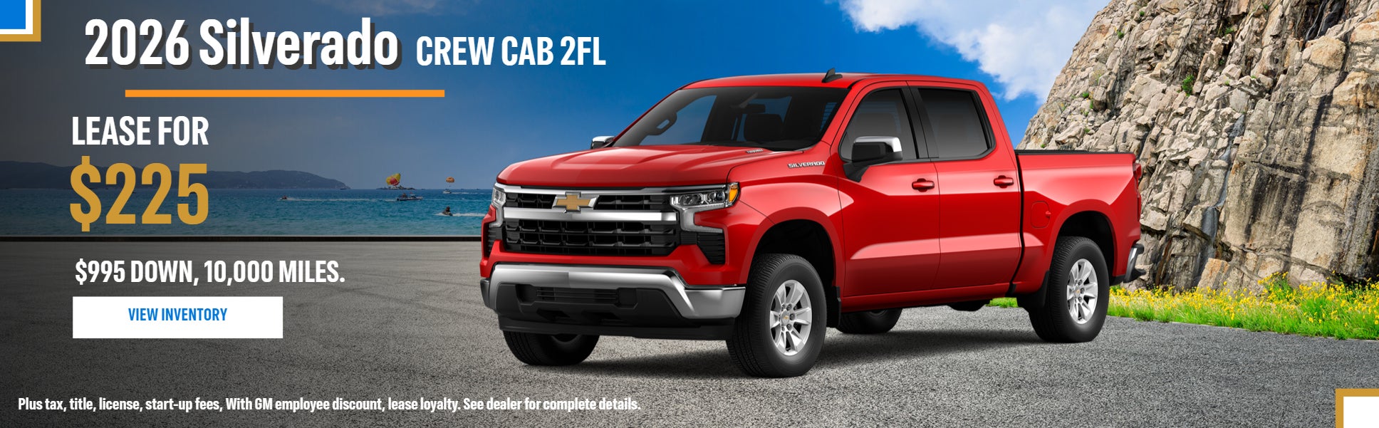 Red 2026 Silverado on offer